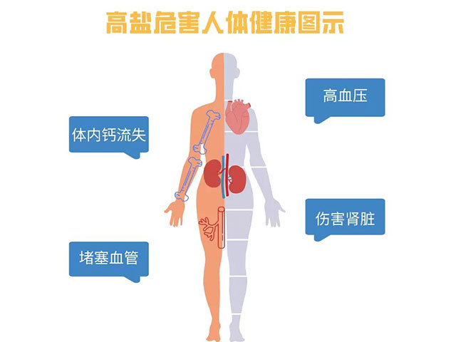 （攝入食鹽過(guò)量易造成健康隱患）